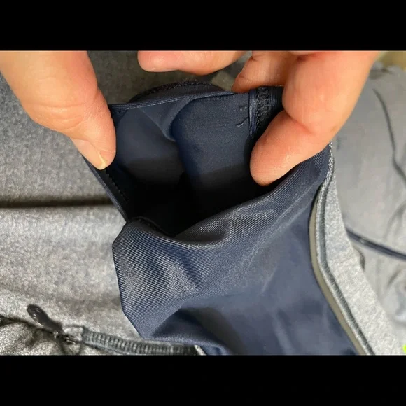 Lululemon Runderful 1/2 Zip Jacket pullover Heathered blue Size 4, EUC - Picture 6 of 9